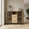 Komoda dębowa loft VIDRIO