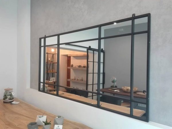 Industrialne Stalowe lustro MOBLITO2