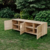 Loftowa Komoda rtv dębowa Fredo 2 Loftowa Komoda rtv dębowa Fredo