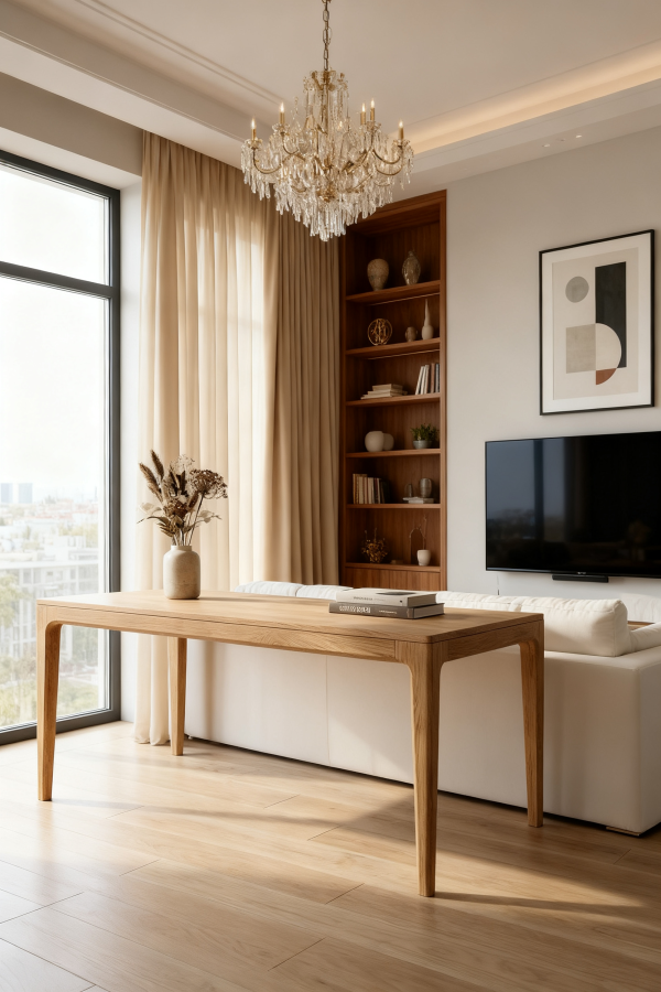 debowy-stol-prisma-2 Dębowy Stół z opcją rozkładania PRISMA